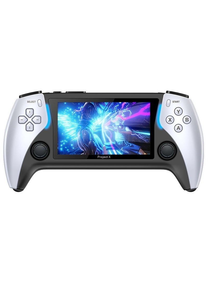 Compare 4.3Inch High Definition IPS Screen Handheld Game Console Supports Dual Player Combat with Dual Controllers Gift Gray at KSA Price