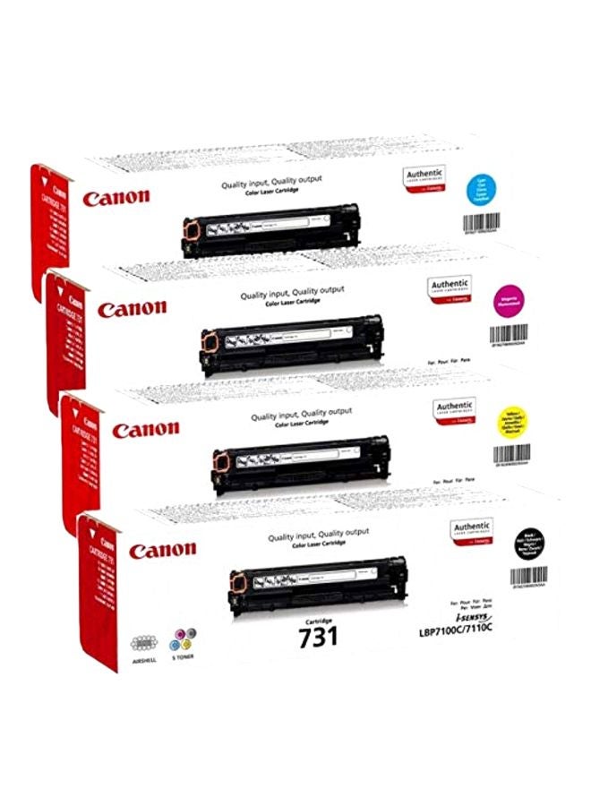 Compare Pack Of 4 Toner Cartridge BlackYellowCyan at KSA Price