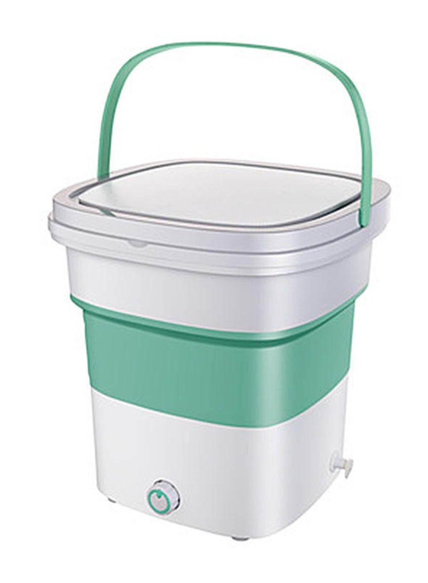 Compare Portable Mini Washing Machine with Spin Dryer – Compact Electric Washer for Small Loads, White & Mint Green at KSA Price
