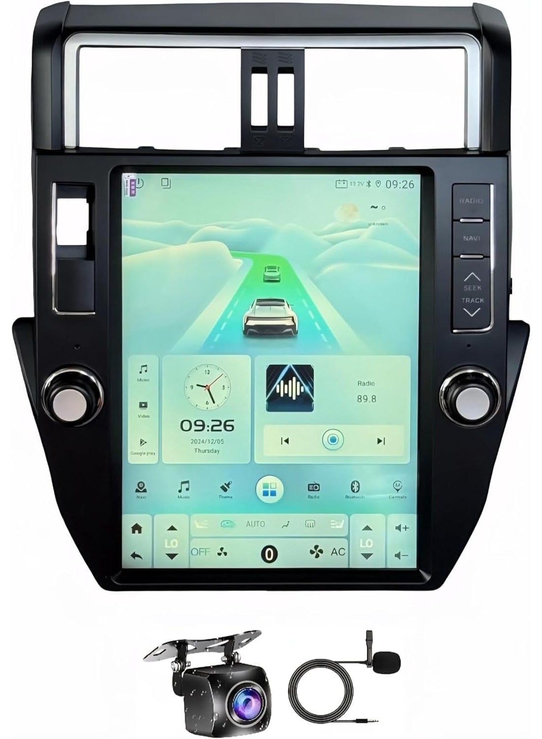 Compare Android Car Stereo for Toyota Prado 20102013 2GB RAM 32GB ROM Support Carplay, MLink WiFi BT, Radio GPS, 12.1 Inch IPS Touch Screen with AHD Camera Included at KSA Price