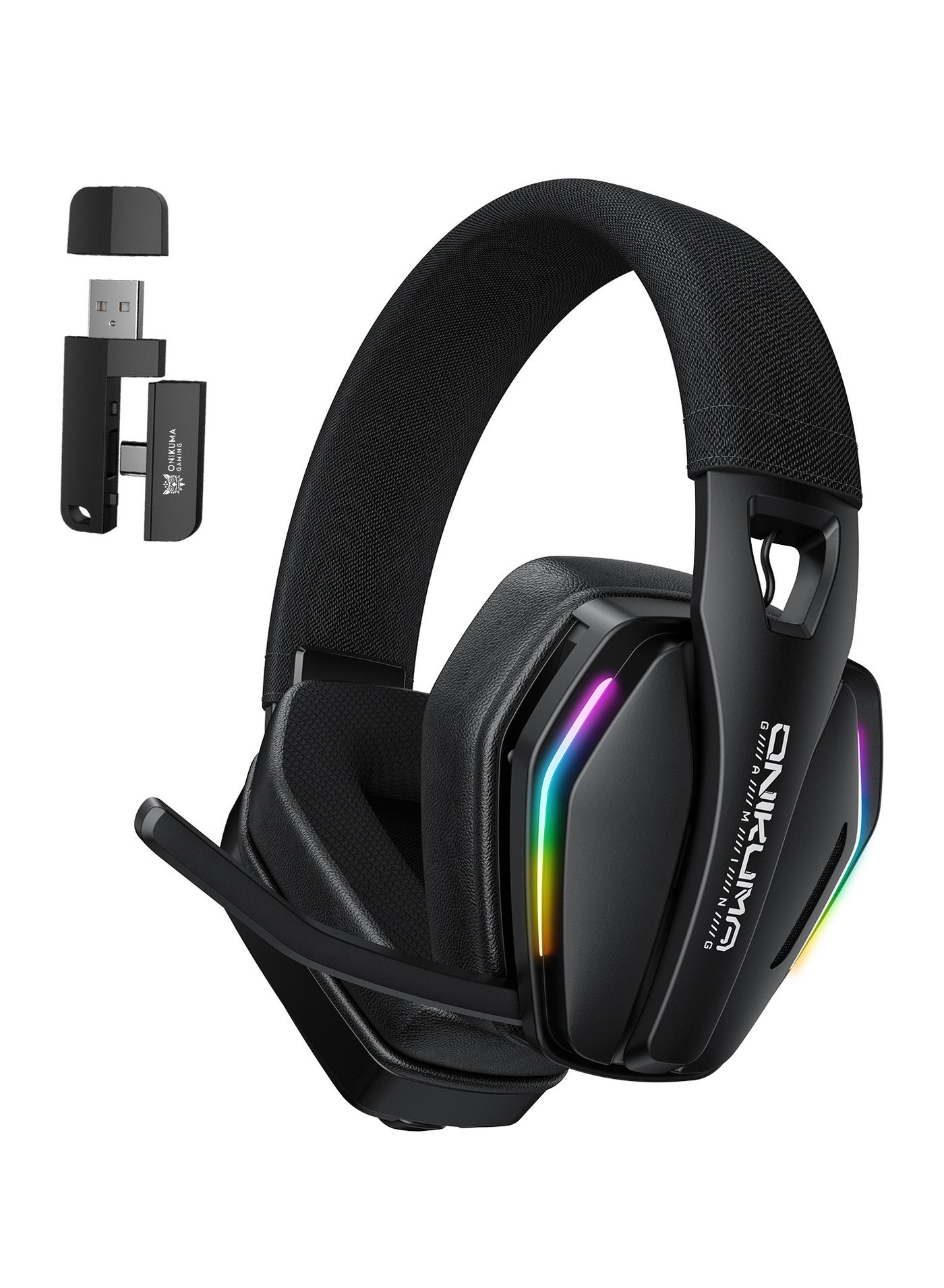 GT826 Tri-Mode Gaming Headset with Mic,40mm Drivers,…