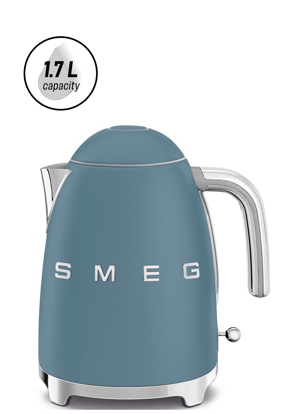 Compare Electric Kettle Aesthetic 50s Style  1.7 L 2400 W KLF03SBMAU Storm Blue at KSA Price