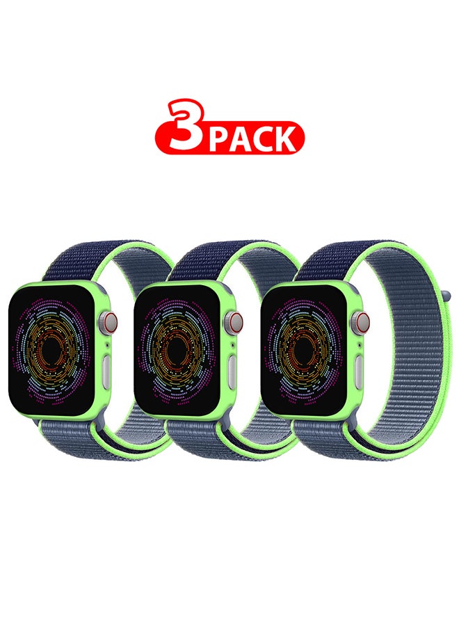3 Pack Nylon Sport Loop Band Compatible with Apple…