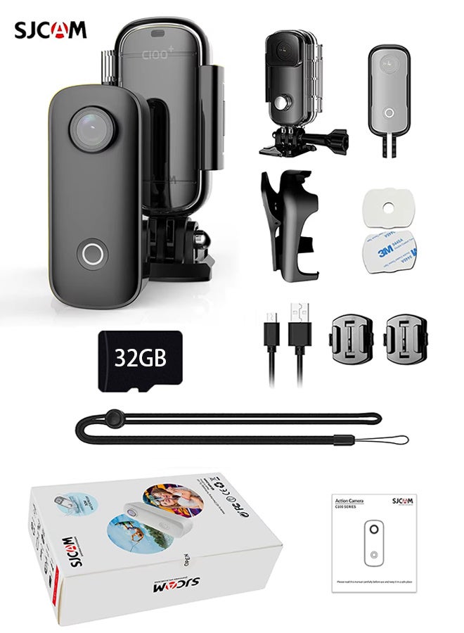 C100+4K Thumb Sports Action Camera, Supports WiFi…