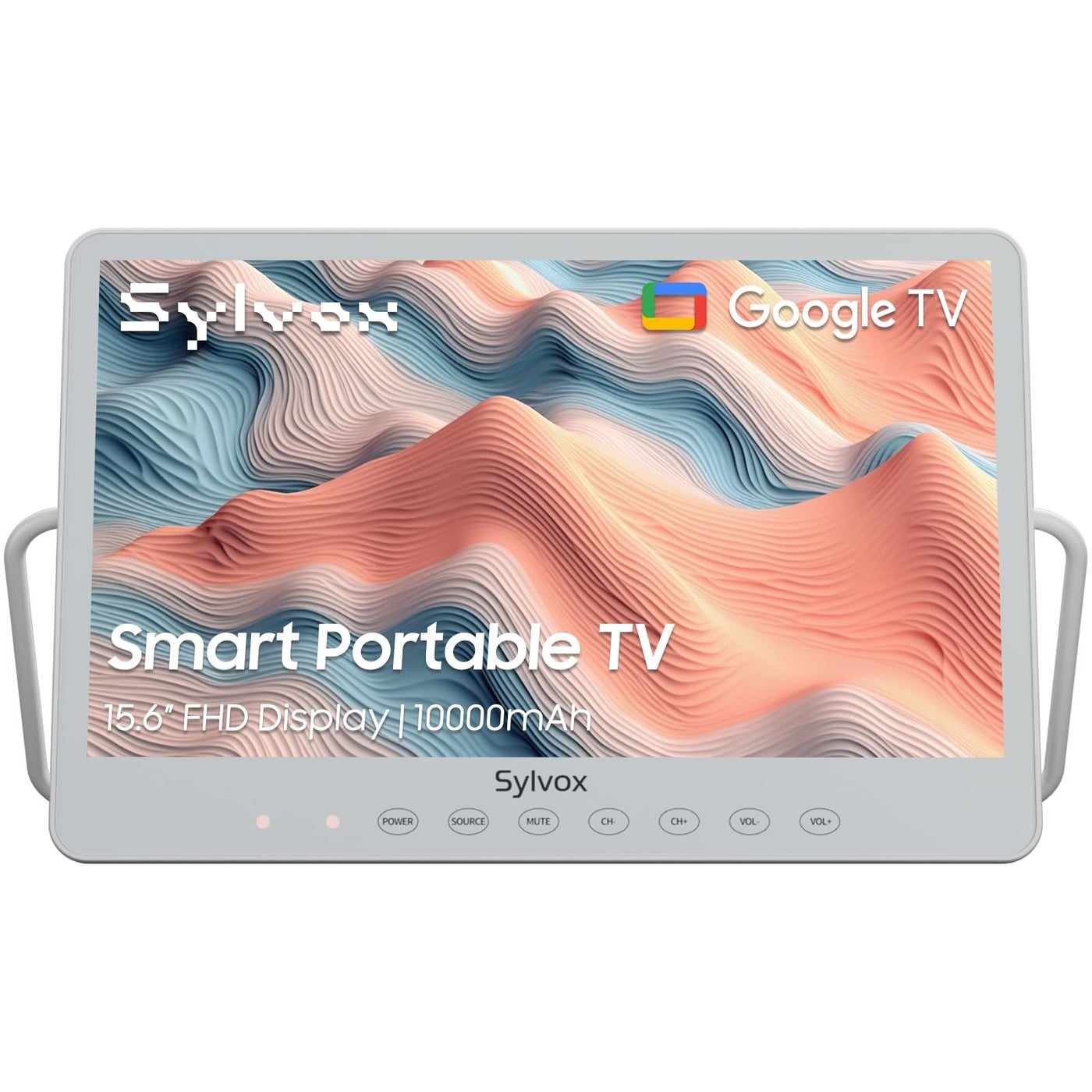 Compare 15.6Inch 1080p Smart TV for Kitchen, Rotatable FoldDown Design, 12V DCAC, Google TV at KSA Price