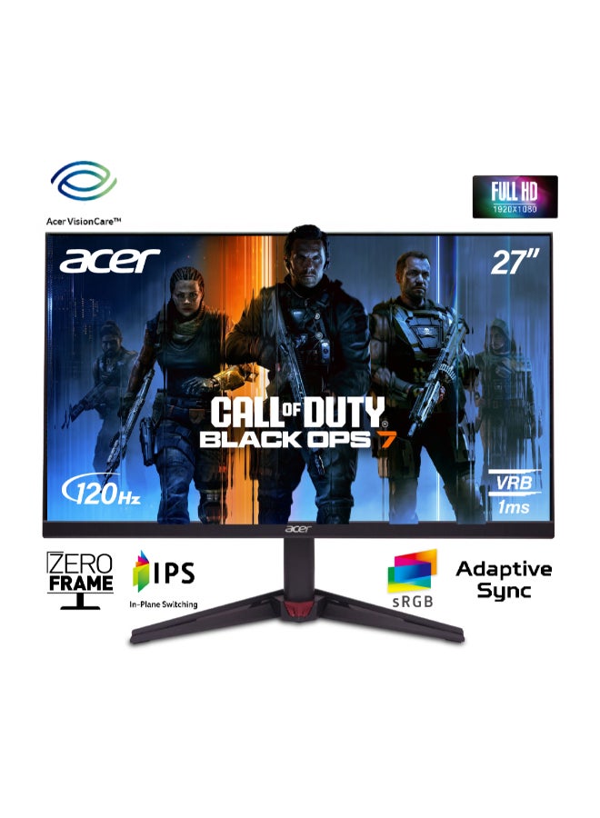 27 inch Acer Nitro VG270G Gaming Monitor (1920×1080)…