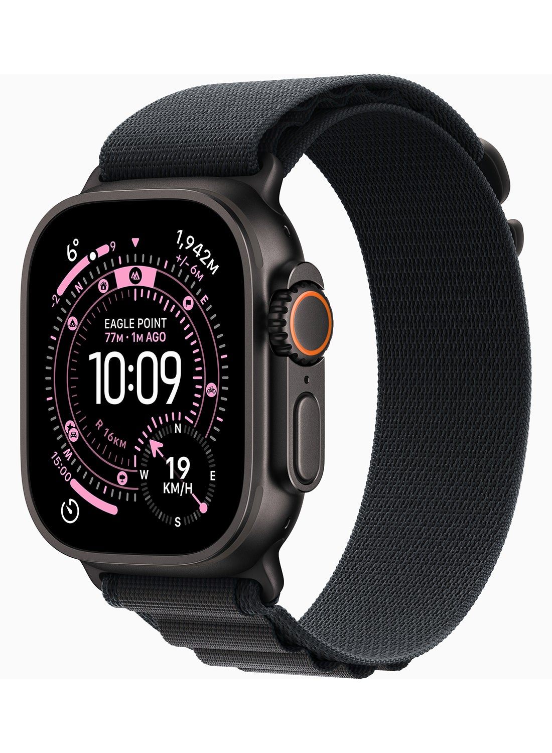 Compare Watch Ultra 3 GPS + Cellular 49mm Middle East Version Black Titanium Case With Black Alpine Loop  Large at KSA Price