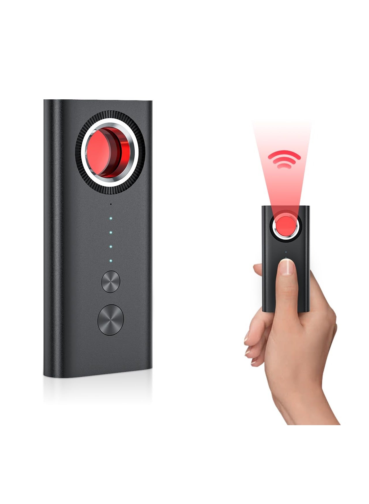 Compare Portable Hidden Camera Detectors,GPS Tracker Detector,Anti Spy Wireless Signal Scanner,Listening Device Detector,5 Levels Sensitivity for Home Office Travel Car at KSA Price