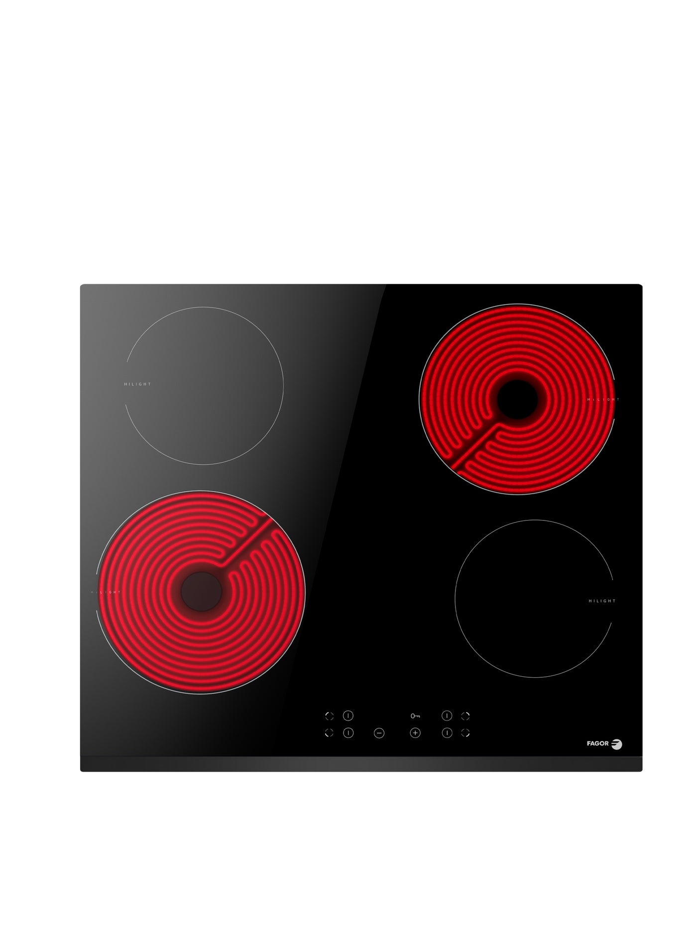 Compare Fagor Ceramic glass  Electric Hob HC647B 60 CM,Sensor control, Made in Poland at KSA Price