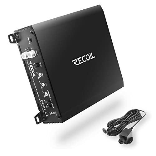 Recoil DI600.1 Class-D Car Audio Mono-Block Subwoofer…