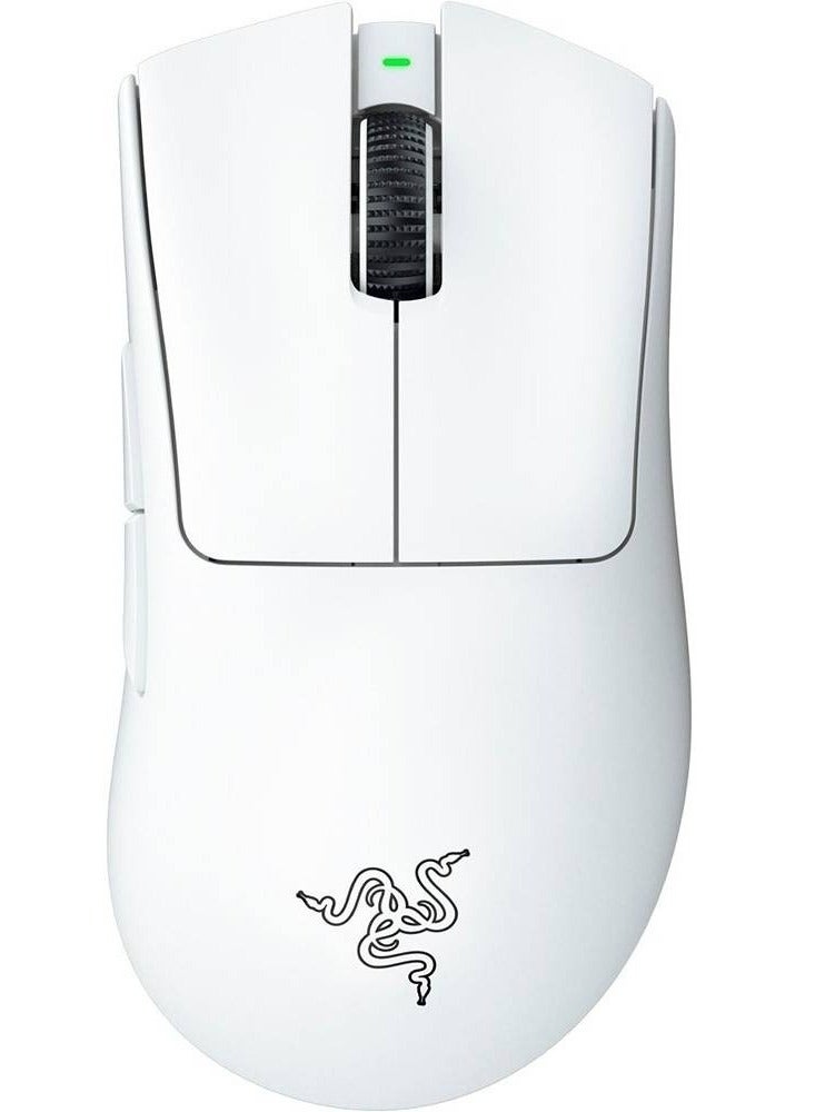 Compare Deathadder V3 Pro Gaming Mouse, Focus Pro 3K Optical Sensor, 30000 Max DPI Sensitivity, Optical Mouse Switches Gen3, 5 Programmable Buttons, 100% PTFE Feet, White | RZ0104630200R3G1 at KSA Price