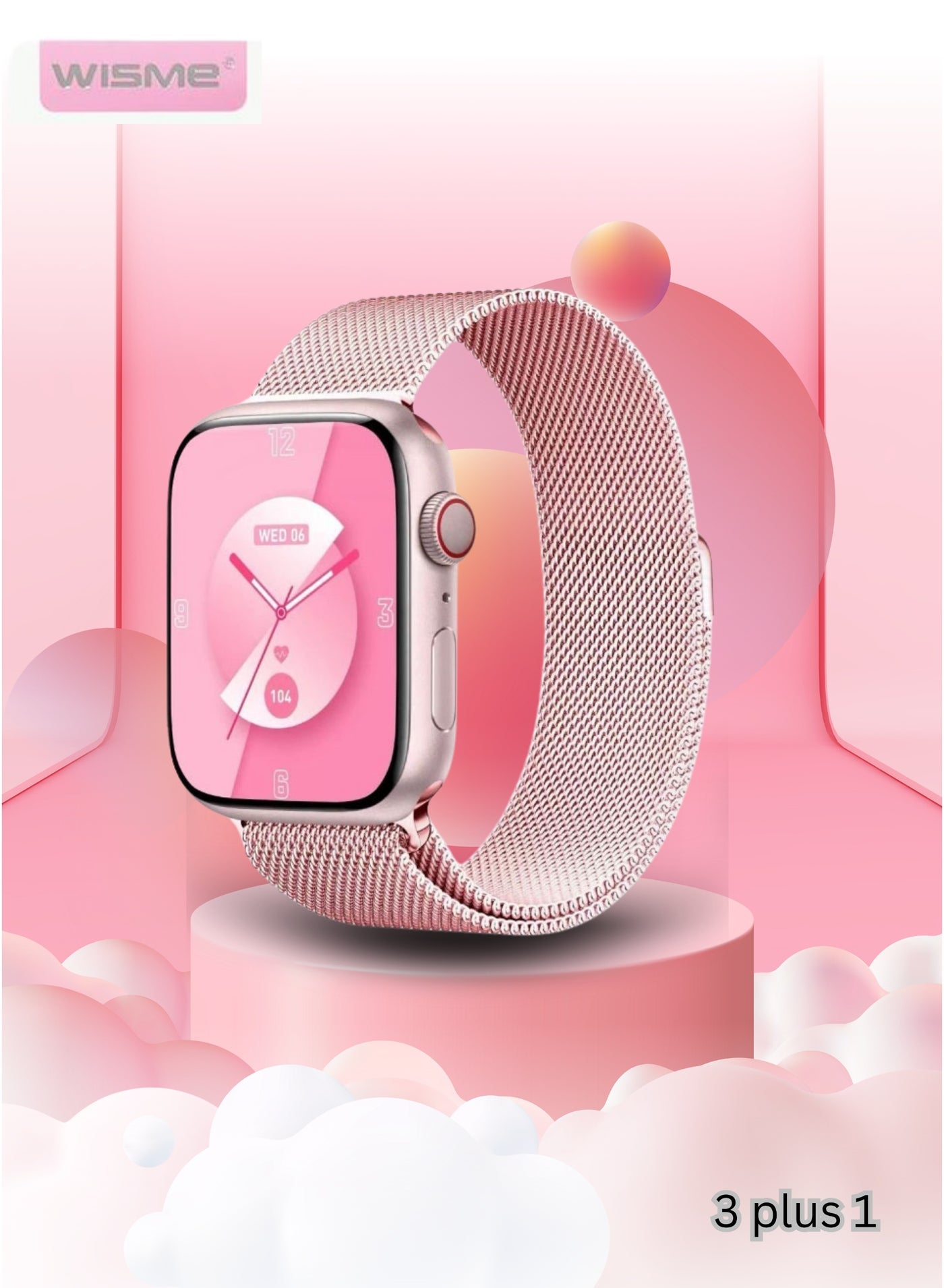 Wisme X13 Ultra Mini Smart Watch 38MM Display With…