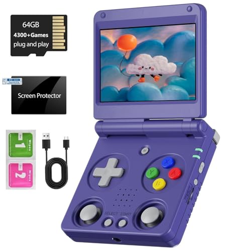 Anbernic RG34XXSP Foldable Retro Handheld Game Console…