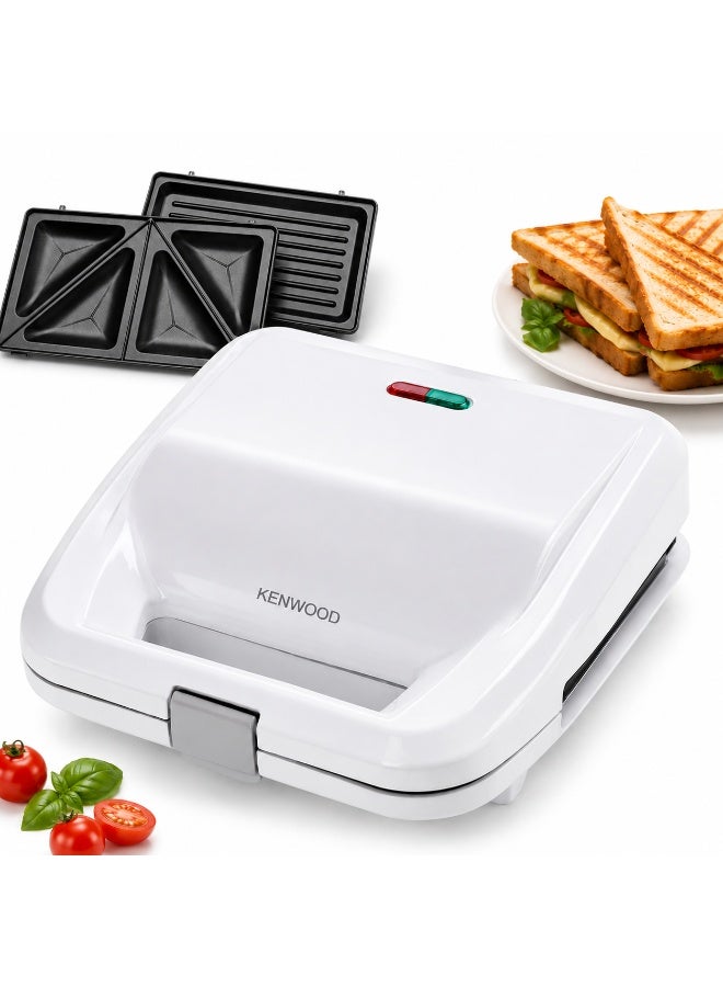KENWOOD 2-in-1 Sandwich Maker & Grill with 2…