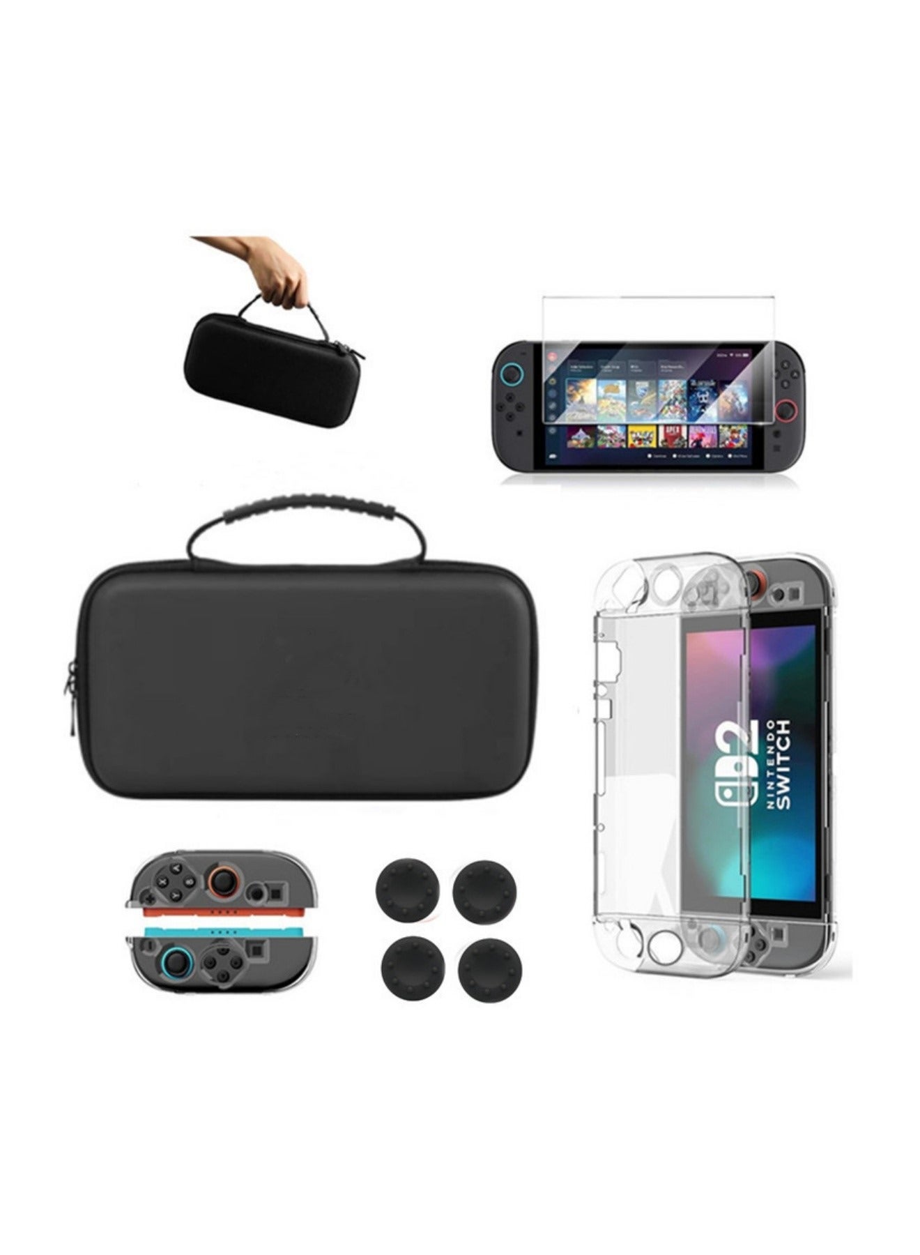 [7 in 1] Case for Switch 2, Accessories…