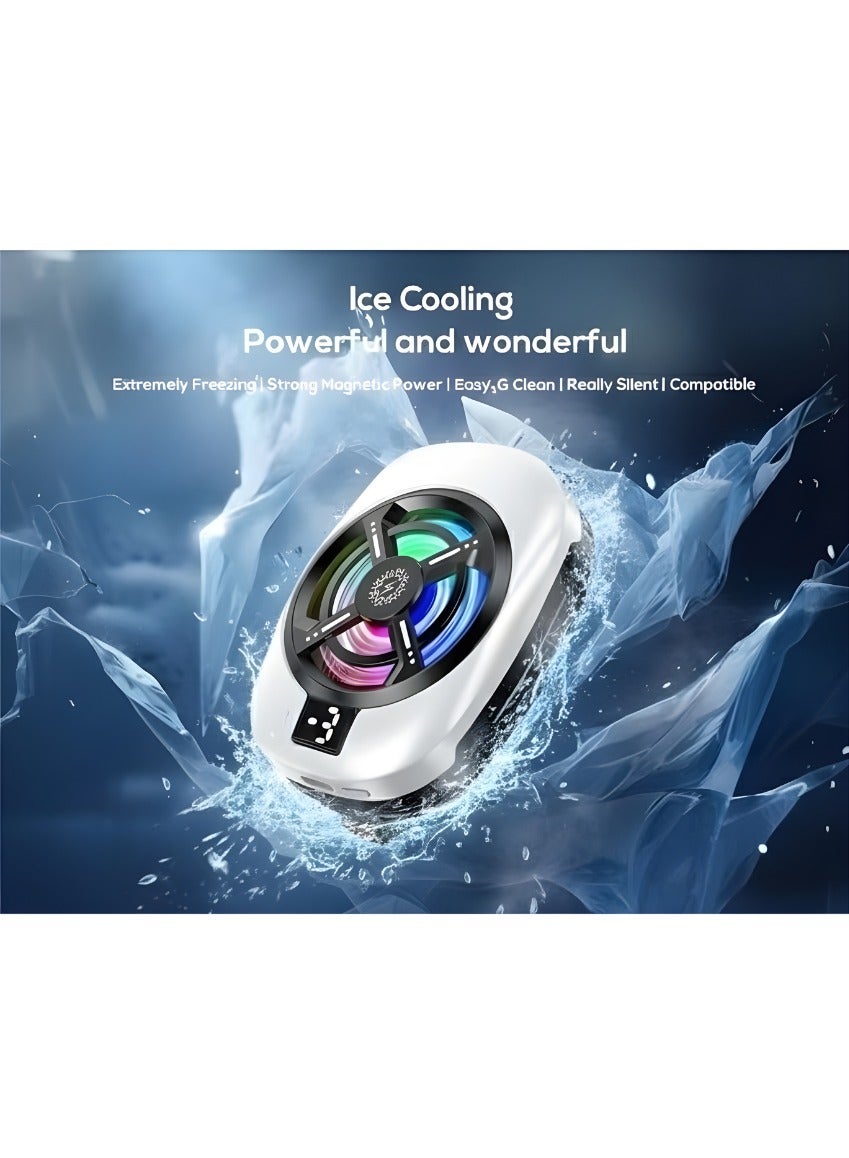Phone Cooler for Gaming, Back Clip Mobile Cooling…