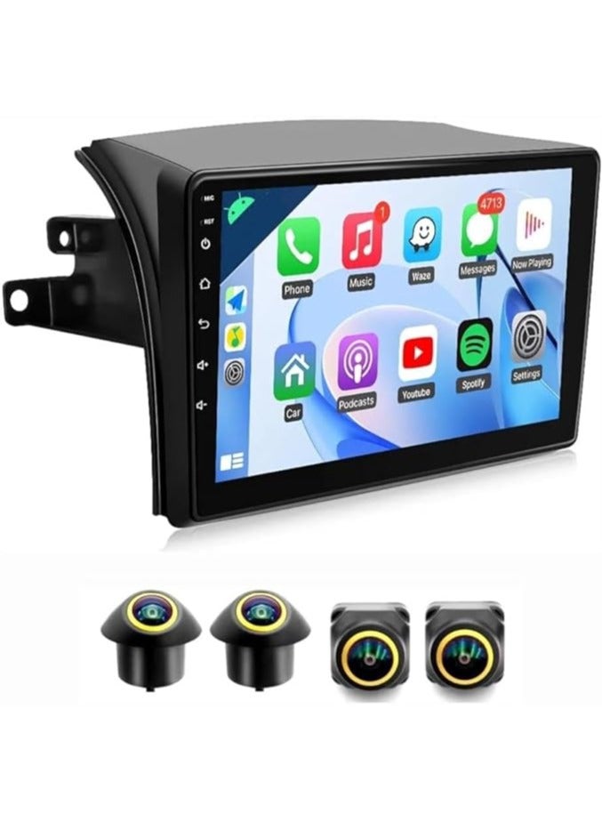 Compare Android Car Stereo for Toyota Sienna 20042010 4GB RAM 64GB ROM Support Carplay, MLink WiFi BT, Radio GPS, 9 Inch IPS.QLED, Fast interface, Touch Screen with 360D Camera Included at KSA Price