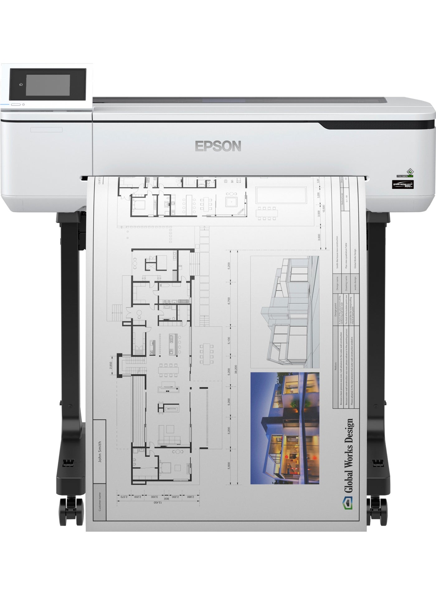 Compare SureColor T3100  Wireless White Large Format Printer with stand  Commercial Printer white at KSA Price