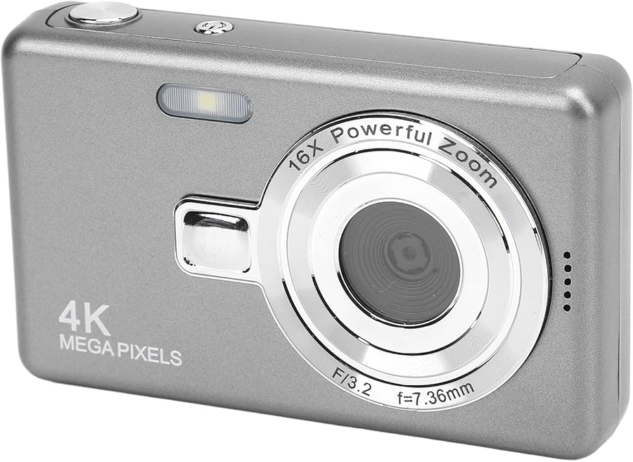 4K Digital Camera 50MP Anti Shake 64GB Compact…