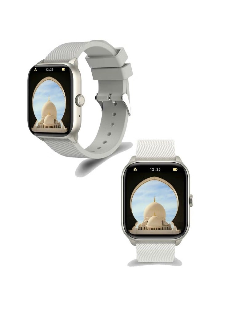 Compare iQibla QWatch S2 1.83 Inch Quran Watch Bluetooth Phone Call SmartWatch at KSA Price