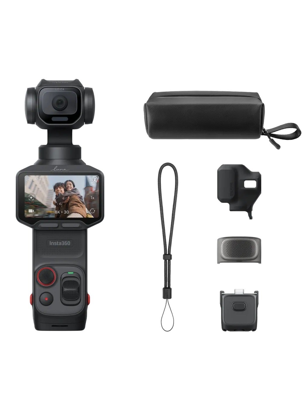 Compare Luna Pro 8K Gimbal Camera Standard Bundle | Single Leica Lens, 1 8K Sensor, 3Axis Stabilization, Detachable 2 OLED Screen, 4x Zoom, 47GB Memory  Cosmic Black at KSA Price