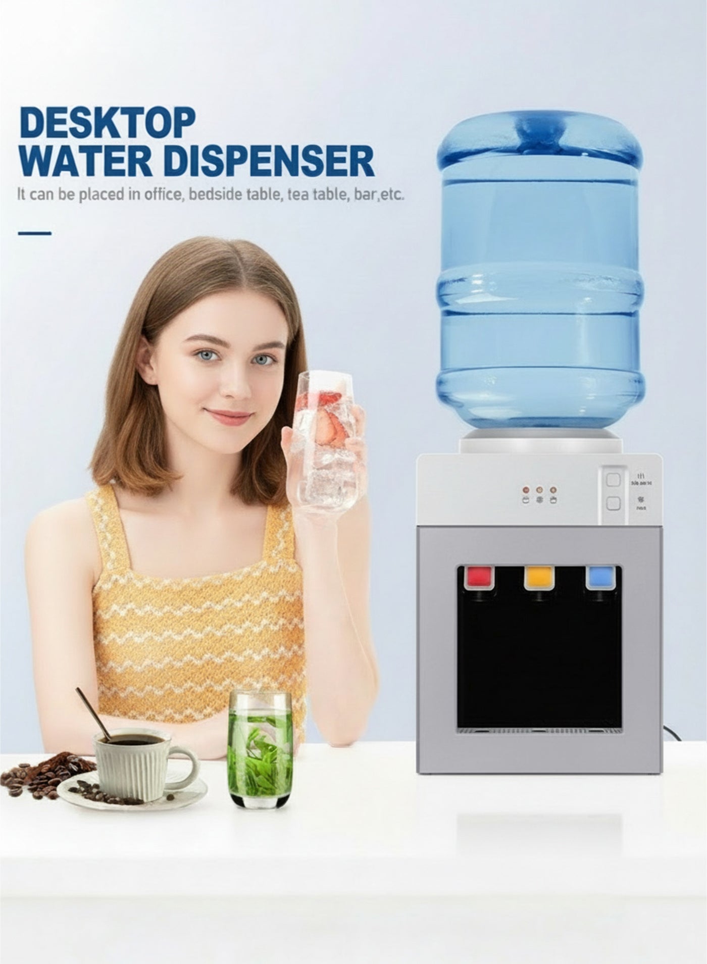 Compare Water Dispenser Hot And Cold Water Dispenser Multifunctional Water Dispenser Countertop  Water Dispenser For Home at KSA Price
