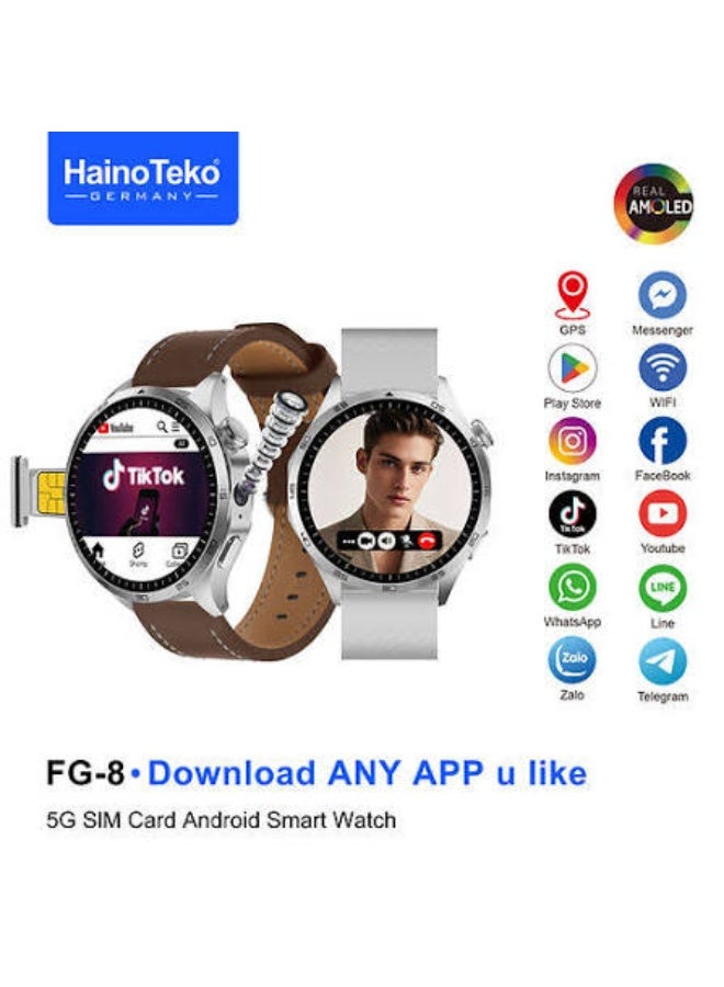 Compare FG8 SIM Card Smart Watch with Calling, Camera, Touch Screen, Fitness Tracker, SMS Alerts, Kids & Adults Wearable Smartwatch with Long Battery Life and MultiFunction Features at KSA Price
