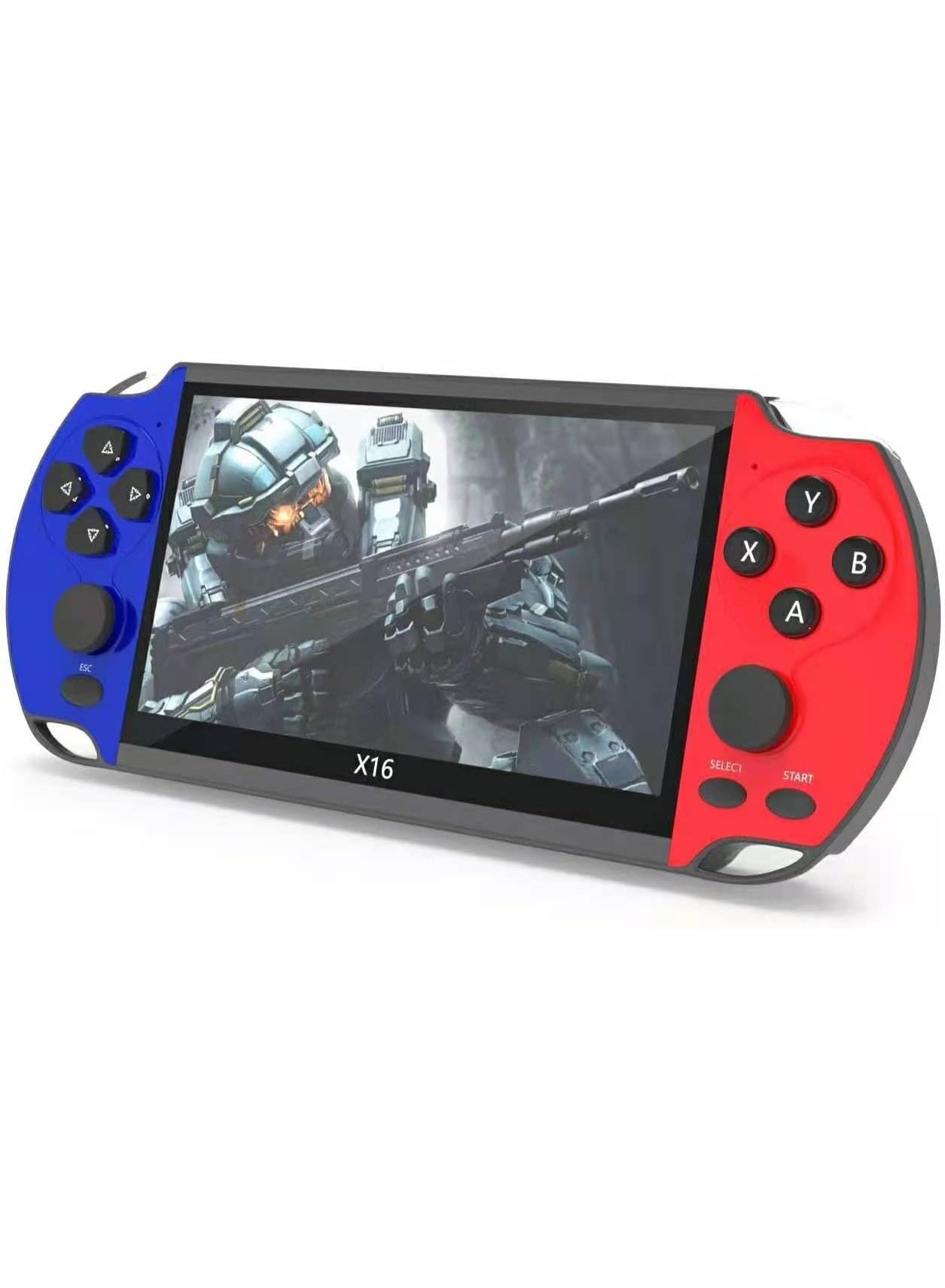 Compare X16 Handheld Game Console with 6.5 HD Screen, 8GB Card, Preloaded Classic & Modern Games, Portable Retro Gaming System for Kids & Adults – Ideal for Travel, Entertainment and Gifts at KSA Price