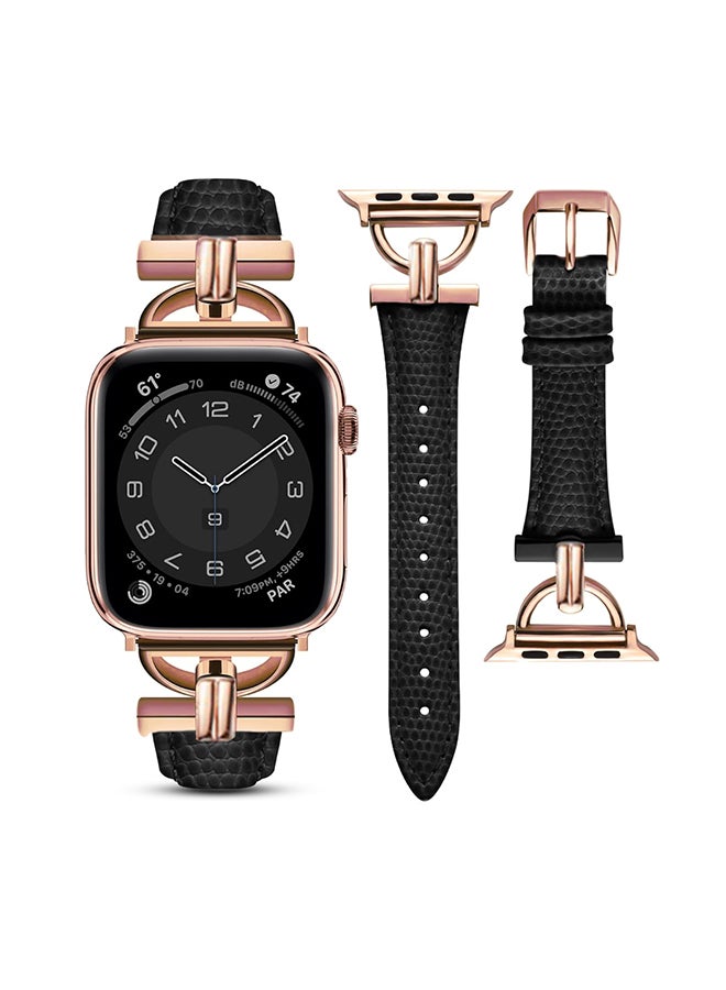 Leather Band For Apple Watch Series 10 9…
