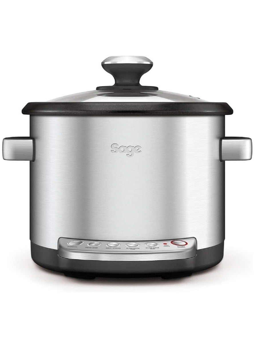 Compare The Risotto Plus  Multi Cooker with Stir Free Risotto, Brushed Stainless Steel  UAE Version, 2 Year Manufacturer Warranty at KSA Price