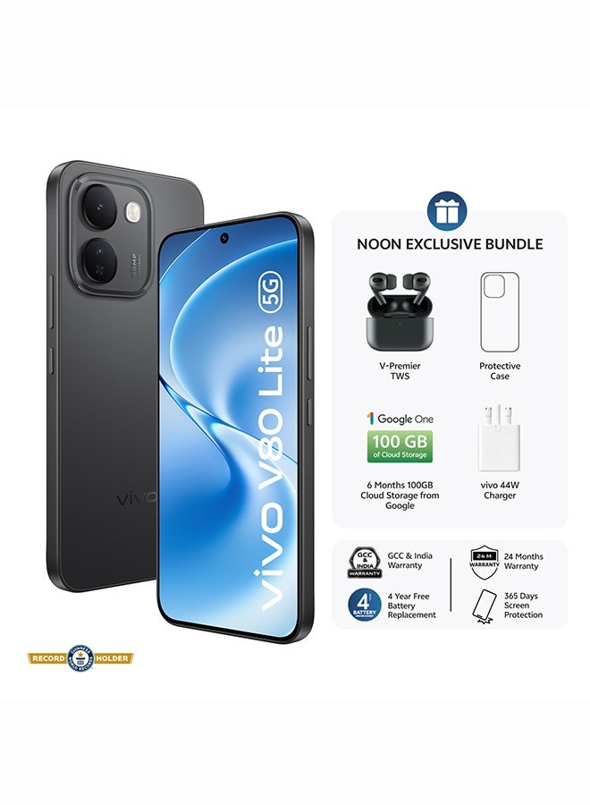 V80 Lite AI Dual SIM 5G Black 8GB RAM…