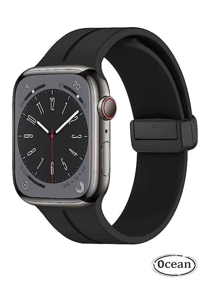Magnetic Band D-buckle Silicone Sport Strap Replacement…