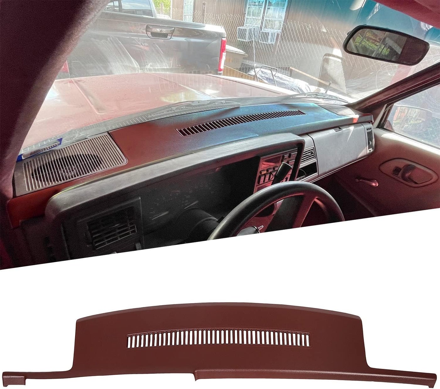 Compare HECASA Molded Dashboard Cover for 19881994 Chevy C1500 C2500 C3500 & 19921994 Blazer Garnet at KSA Price