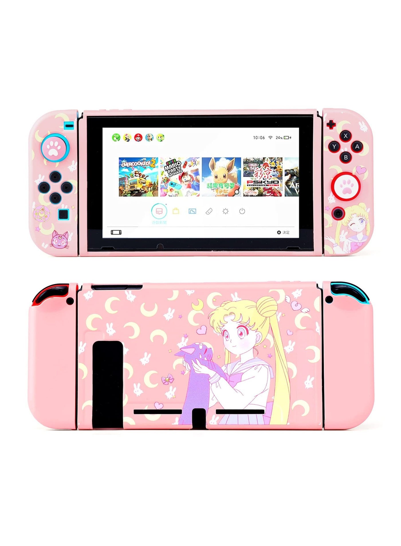 KASTWAVE Switch Protective Cover, Cute Liquid Silicone…