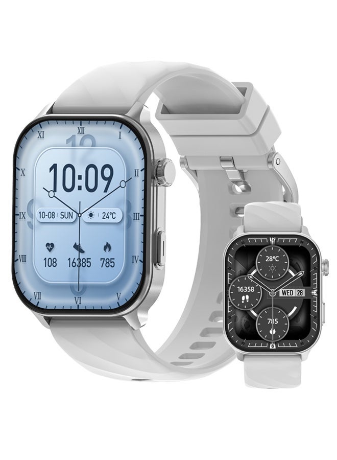 Compare Smart Watch for Men Women Fitness Tracker: Black Smartwatch with Bluetooth Call Sleep Monitor Compatible with Android Ios 100+ Sport Modes Step Counter Waterproof IP67 at KSA Price