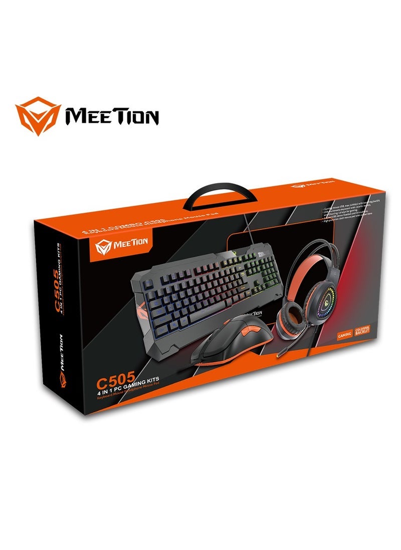 Meetion MT-C505 4 in 1 Gaming Combo Kit,…