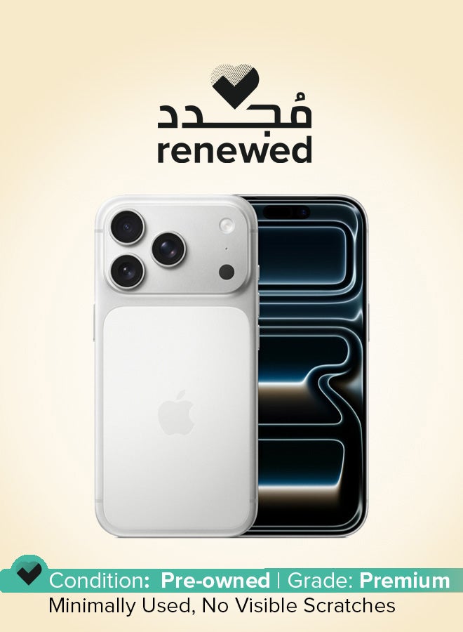 Compare Renewed  iPhone 17 Pro 512GB Silver 5G ESIM With FaceTime  International Version at KSA Price