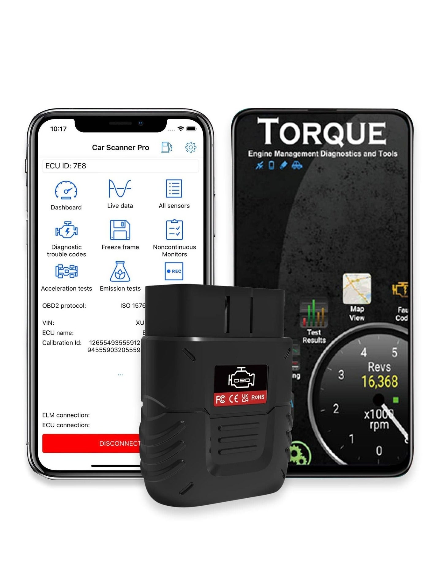 Bluetooth Car Scanner, Auto Diagnostic Scan Tool…