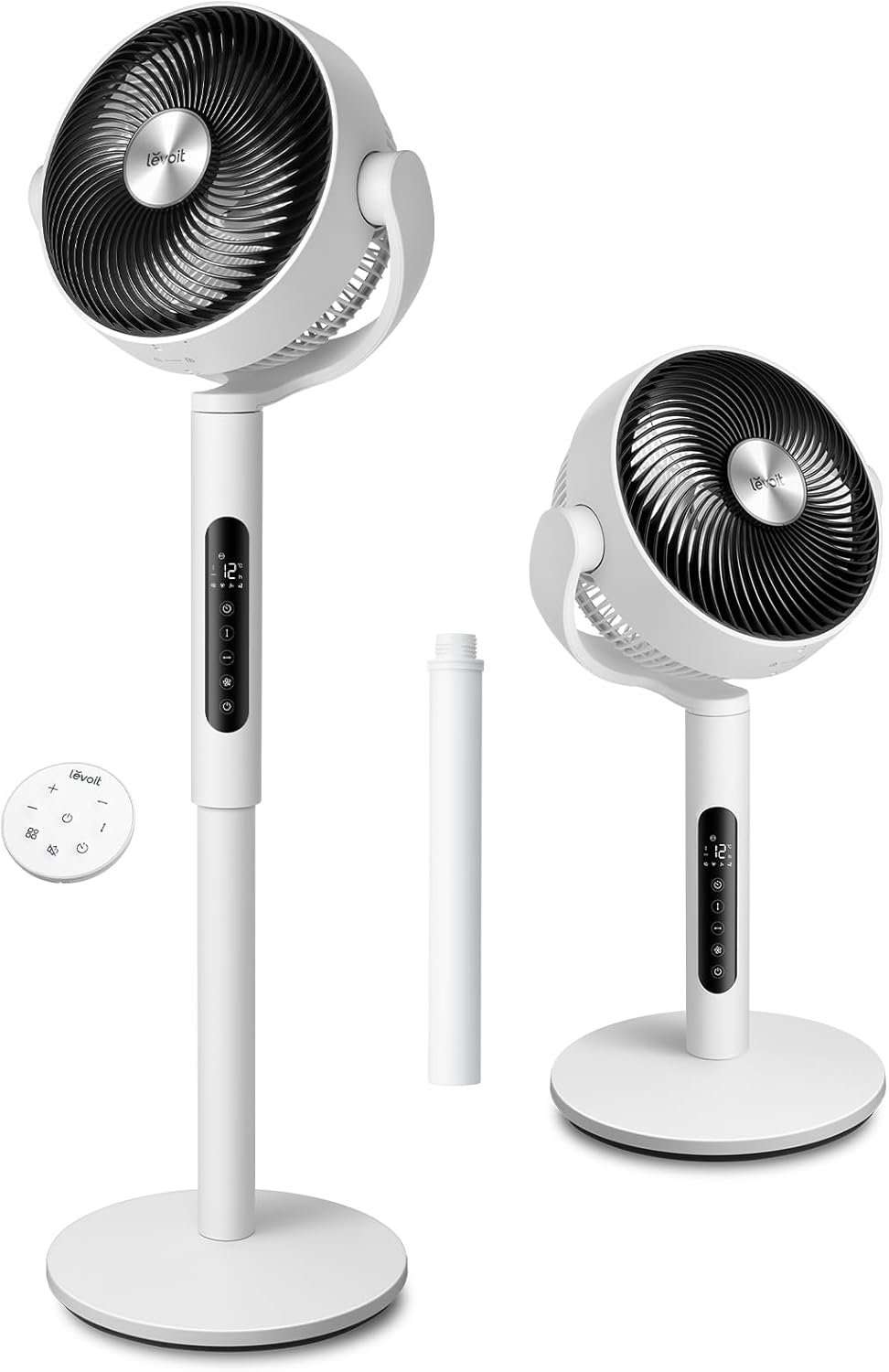 Compare Levoit 20dB Quiet Pedestal Fan with Remote Control  12 Speeds, 4 Modes, Adjustable Height, 90°+120° Oscillation 30 W LPFR432WUK Pure White at KSA Price