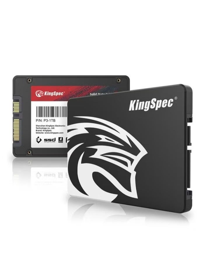 Compare KingSpec P3 Solid State Drive 2.5 SATA ||| 1TB SSD for Desktop, Laptop Computers And PS5 Xbox ShockResistant, VibrationResistant 3D NAND at KSA Price