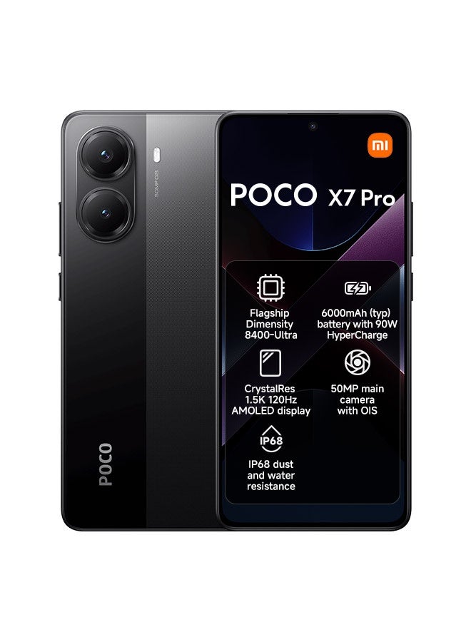 Compare POCO X7 Pro Dual SIM Black 12GB RAM 512GB 5G  Global Version at KSA Price