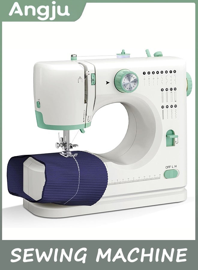 Angju Portable Sewing Machine, Mini Electric Stitching…