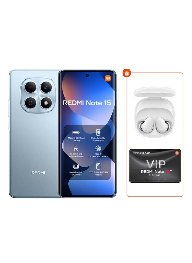 Redmi Note 15 Dual SIM 4G Glacier Blue 8G…