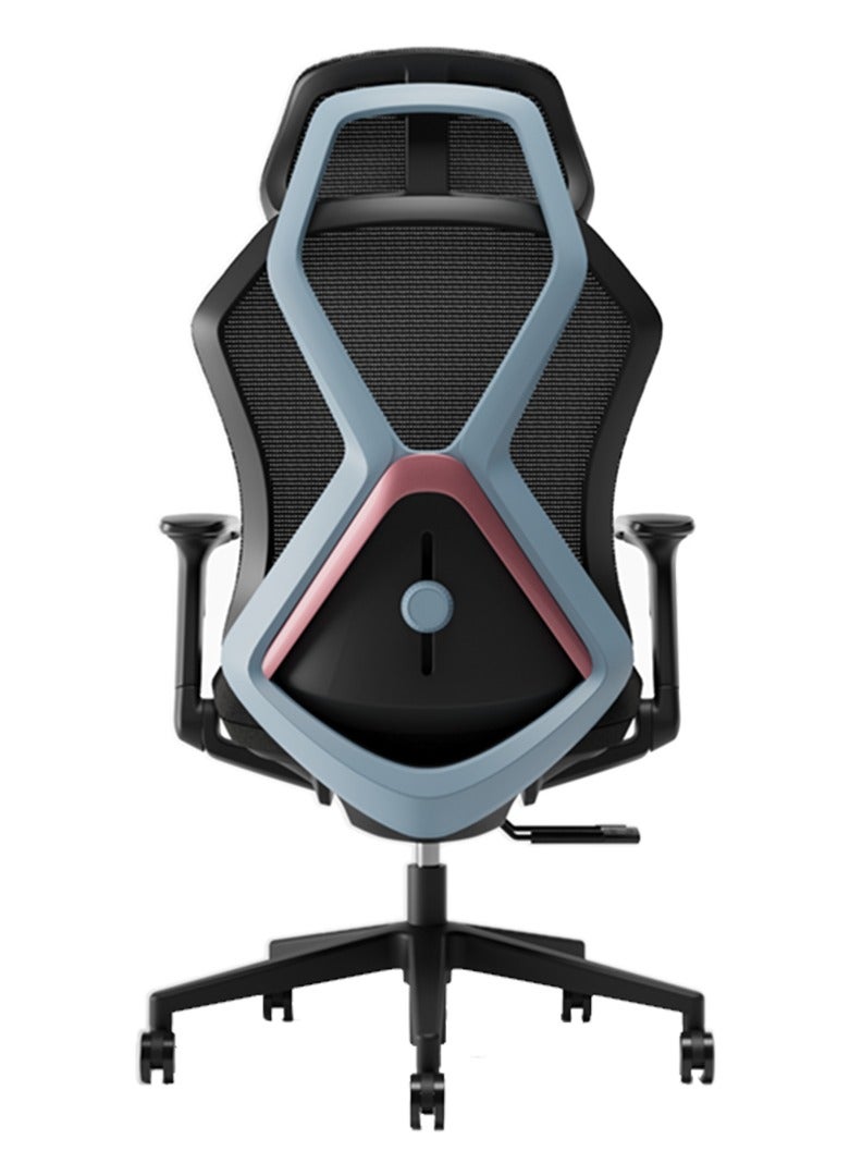 Compare AFTERWORK Infinity Gaming Chair – 2D Headrest, 2D Armrests, Sliding Molded Seat, Lumbar Height Adjustment, 5Position Tilt Lock – Black & Light Blue Gaming Chair at KSA Price