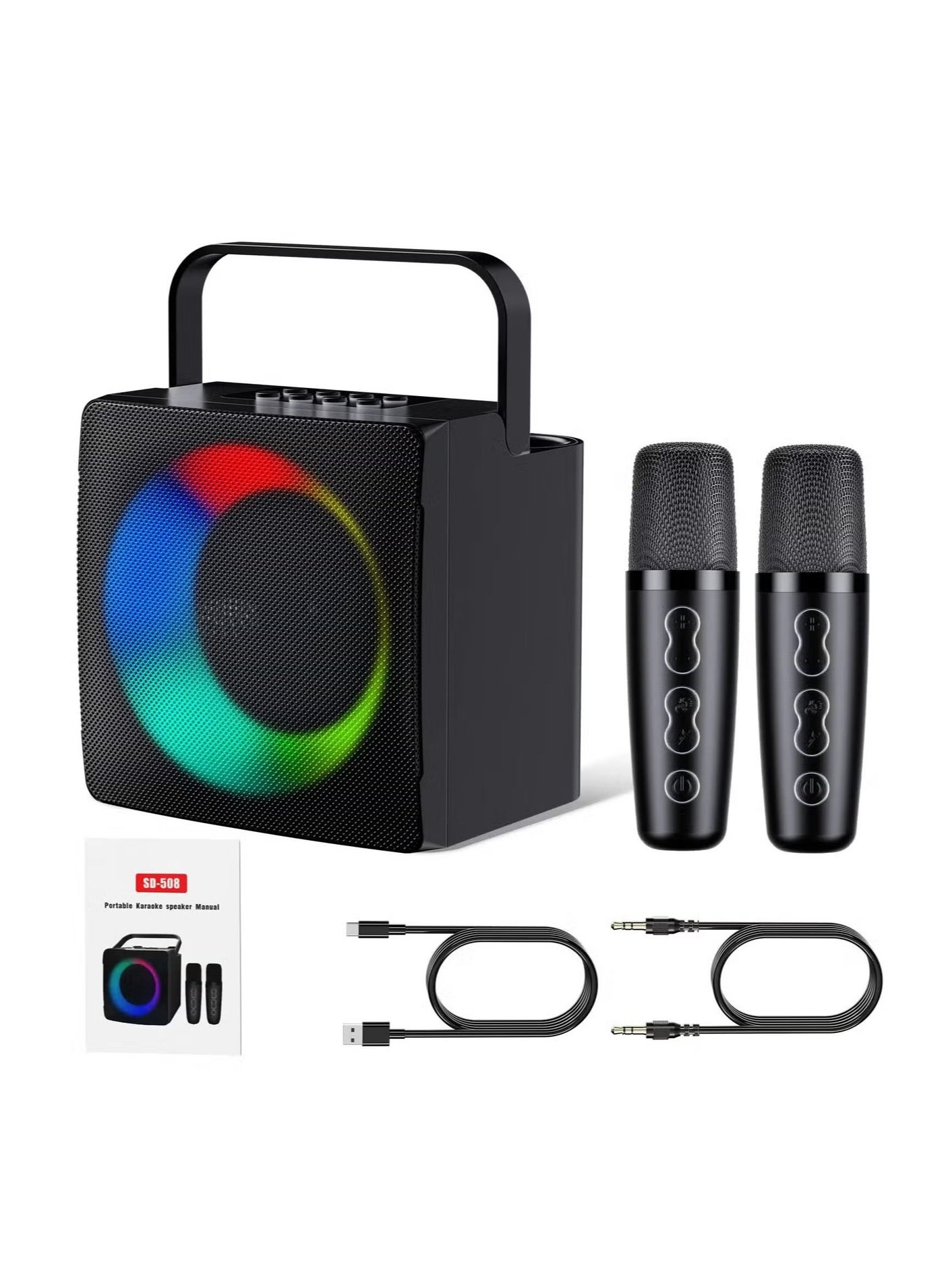 SD-508 Mini Karaoke Speaker – Compact, Portable Bluetooth…