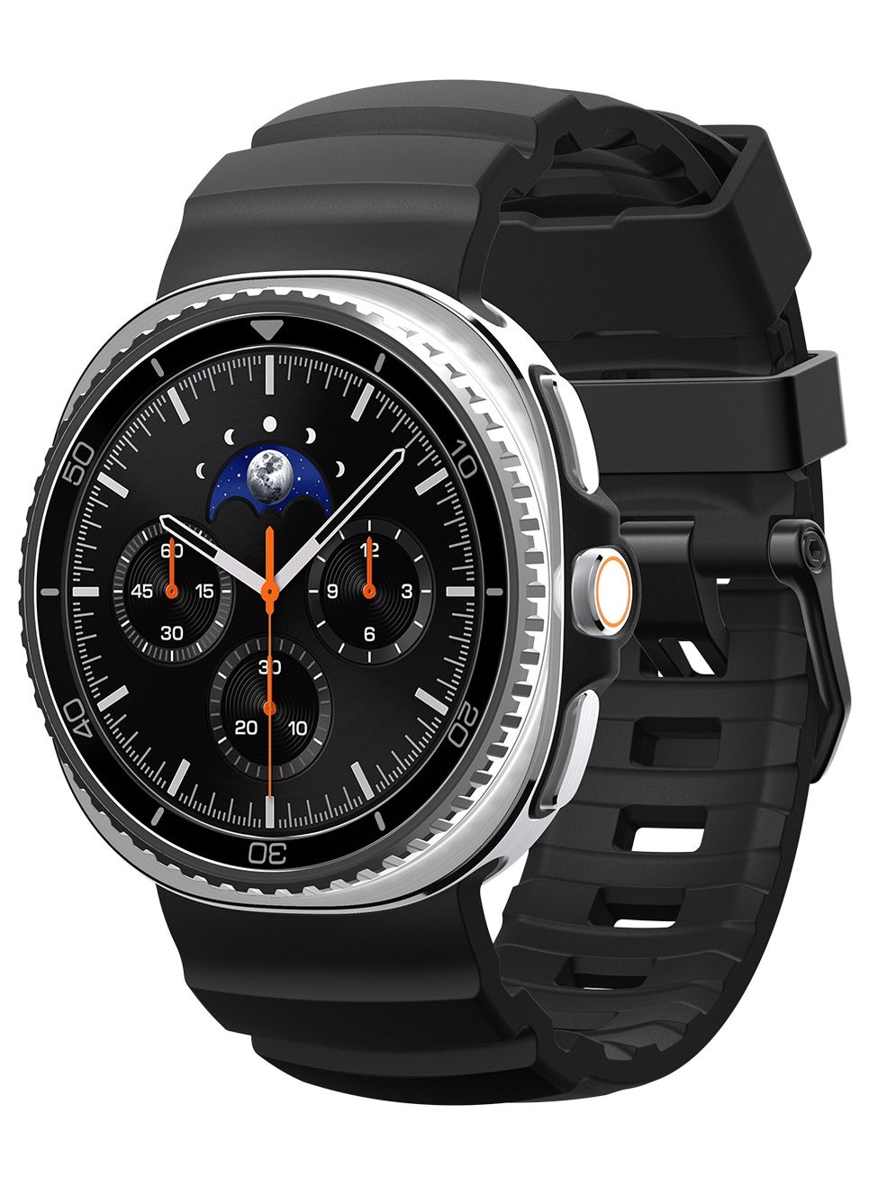 Compare WBS2 Band for Galaxy Watch 8 series Compatible with Samsung Galaxy Watch 8 Classic 46mm, Galaxy Watch8 4440mm 2025 Durable Silicone Sport Strap  Black at KSA Price