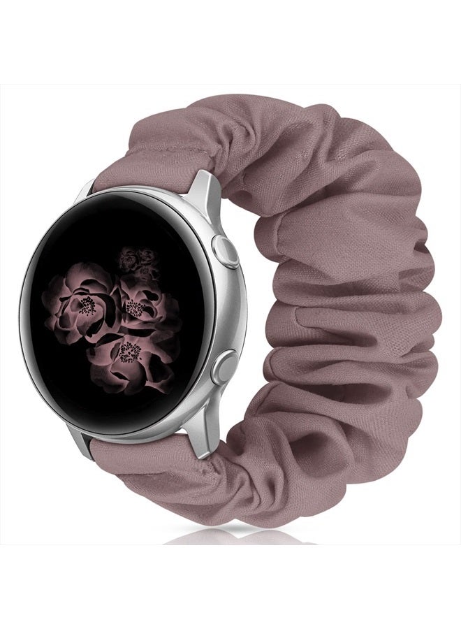 Compare 20mm 22mm Scrunchies Watch Bands, Cute Elastic Replacement Bands for Women with Quick Release Bar, Fabric Band for Samsung Galaxy Watch 4 5 Pro Galaxy Active, Active 2 40mm 44mm Watch Smartwatch SmoM at KSA Price
