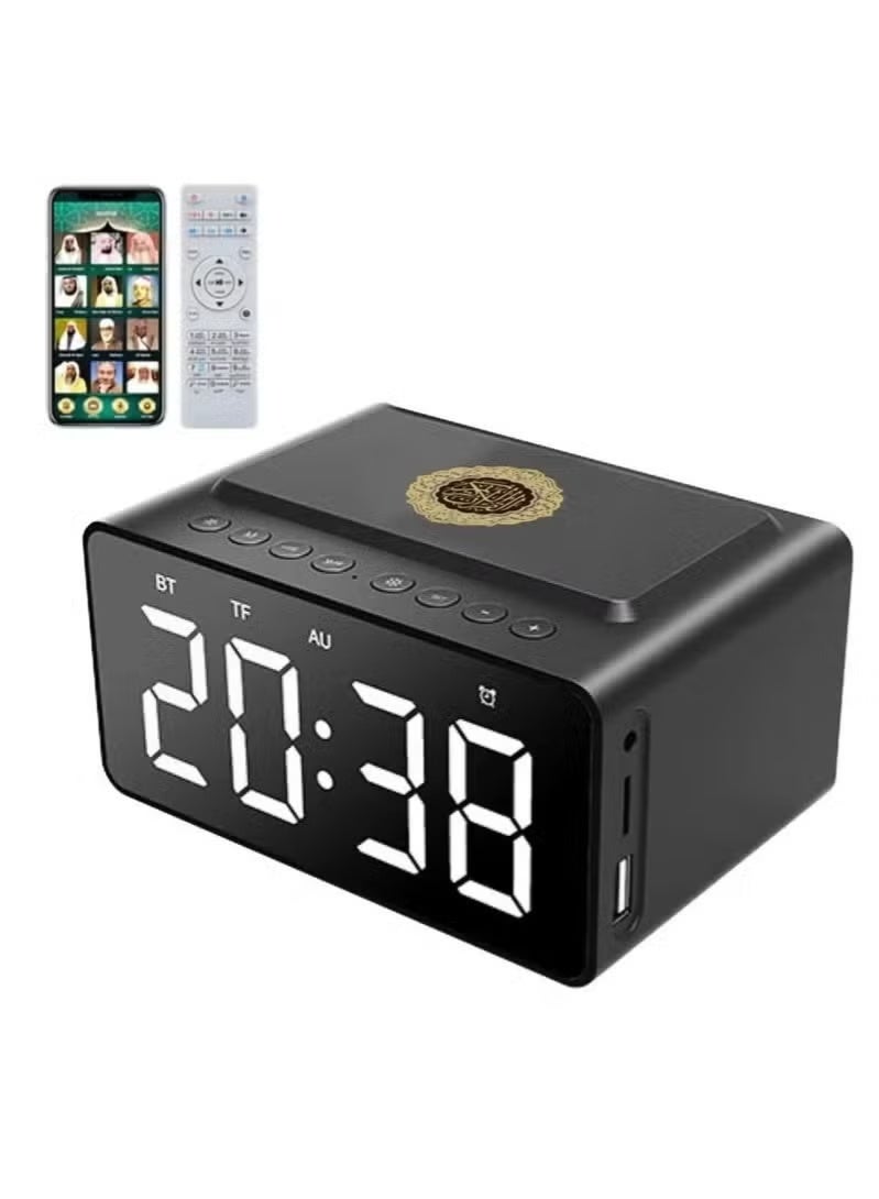 SQ-808 Quran Speaker with Azan Alarm Clock & Bluetooth,…