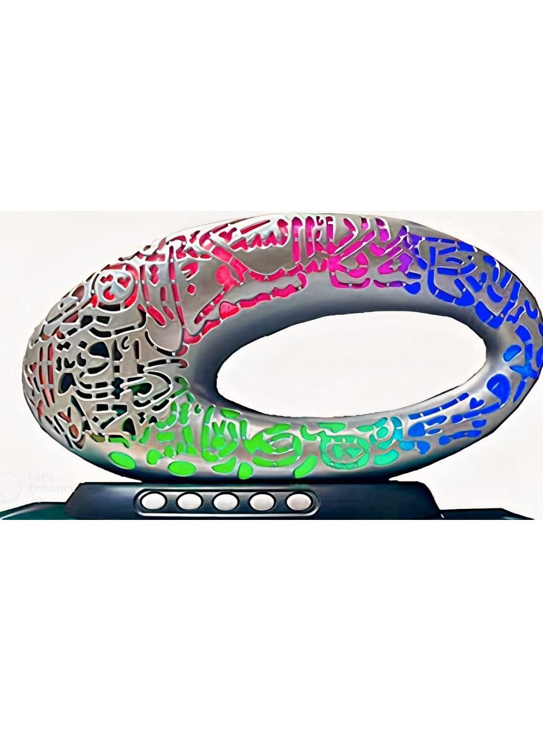 Compare Quran Speaker With Azan Colorful Light – SilverBlack at KSA Price