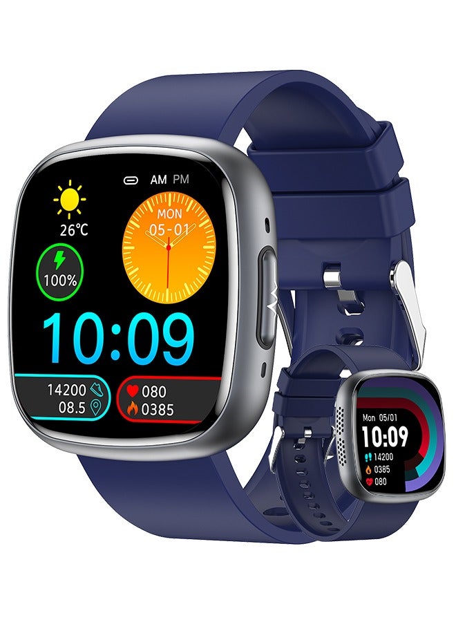 Compare MensWomen Smartwatch, 1.75 Inch High Definition Full Screen Touch, Message Reminder, Point Reminder, Multiple Exercise Modes, Exercise Health Sleep Monitoring, Multi Language Selection, RT ET593 at KSA Price